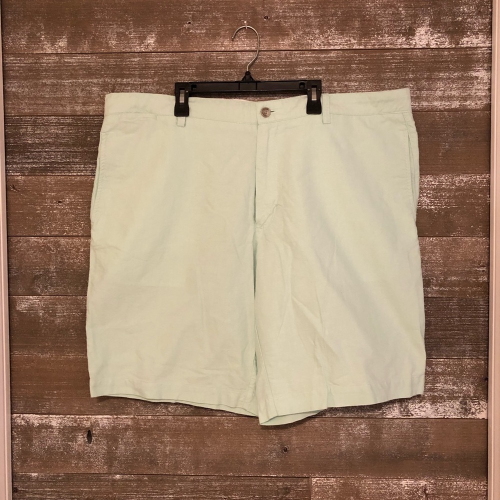 CHAPS mint green mens dress shorts-size 42